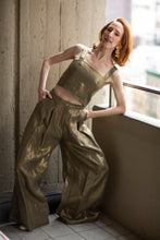 Load image into Gallery viewer, LINEN PANTS - Gold
