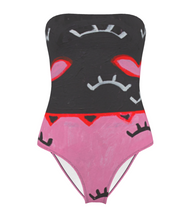 Load image into Gallery viewer, Gyan Shrosbree Painted Strapless Bathing Suit No. 04, 2024
