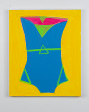 Load image into Gallery viewer, Gyan Shrosbree Painted Towel, Bathing Suit No. 2, 2022
