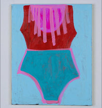 Load image into Gallery viewer, Gyan Shrosbree Painted Suit, Bathing Suit No. 5, 2022
