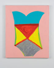 Load image into Gallery viewer, Gyan Shrosbree Painted Towel, Bathing Suit No. 8, 2022
